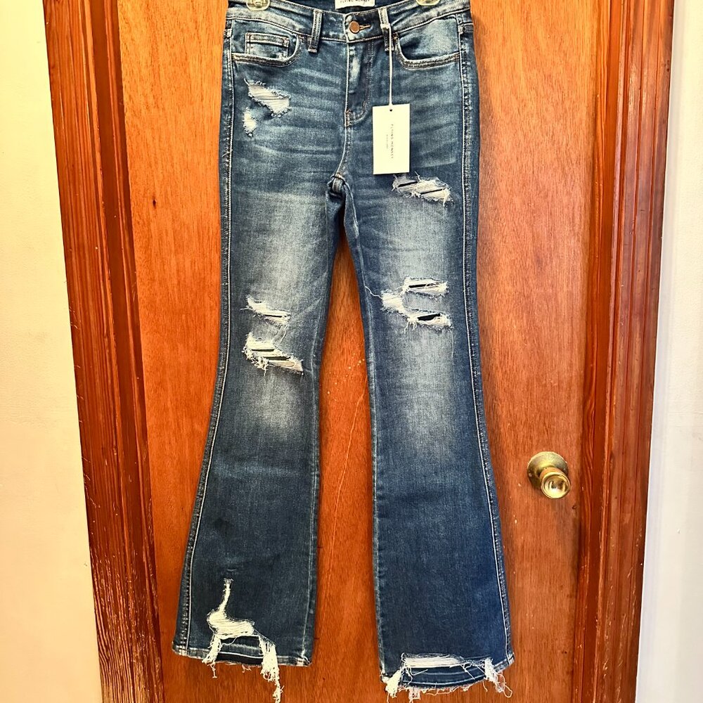 NWT high rise Flying Monkey Flares size 26